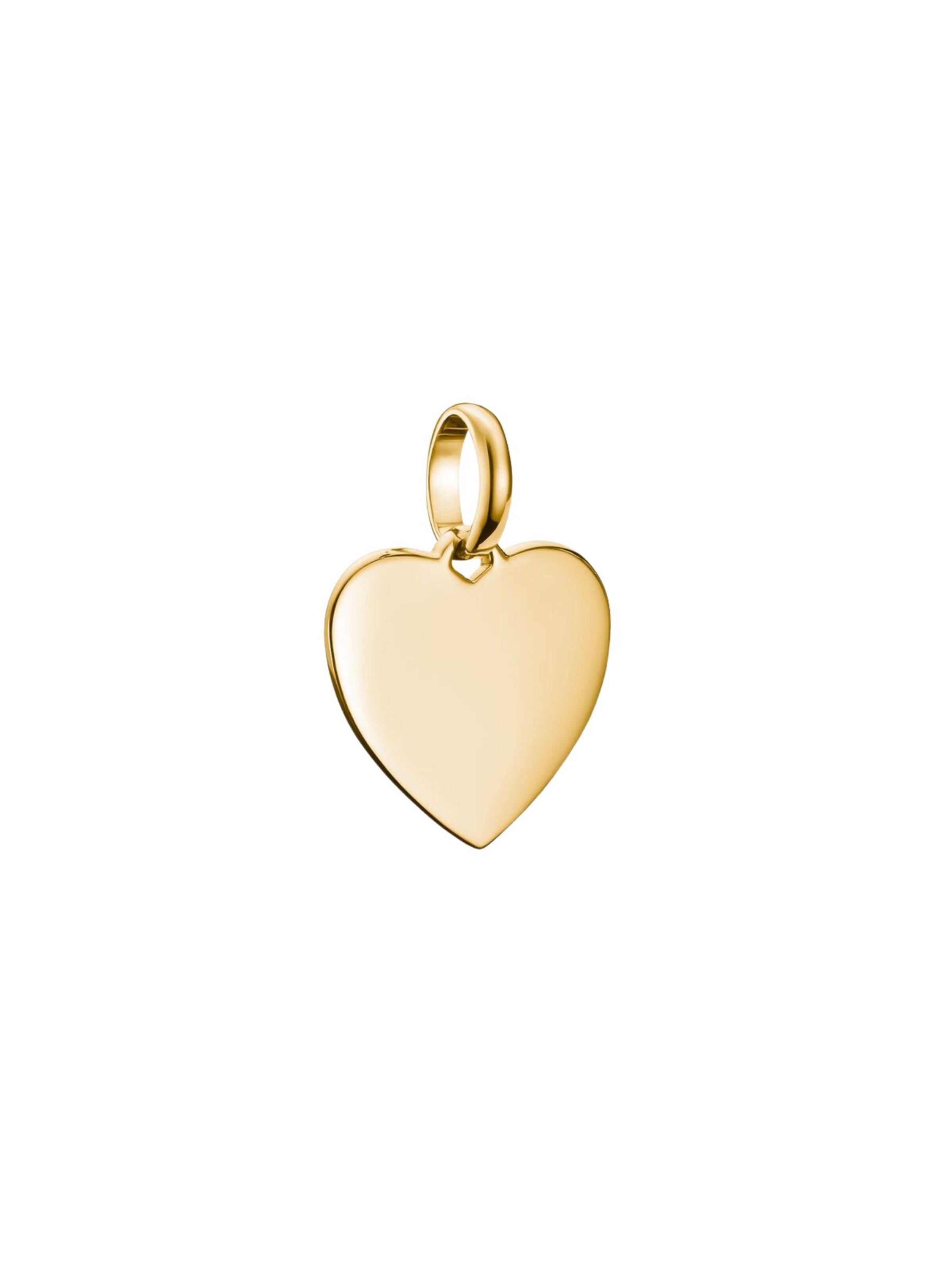 Pendentif 'Charm-Anhänger Herz Connect vergoldet' Thomas Sabo en or : devant