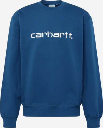 Carhartt WIP Суичър в синьо: отпред