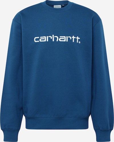 Carhartt WIP Sweatshirt i mørkeblå / hvit, Produktvisning