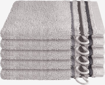 SCHIESSER Washcloth 'Skyline Color' in Grey: front