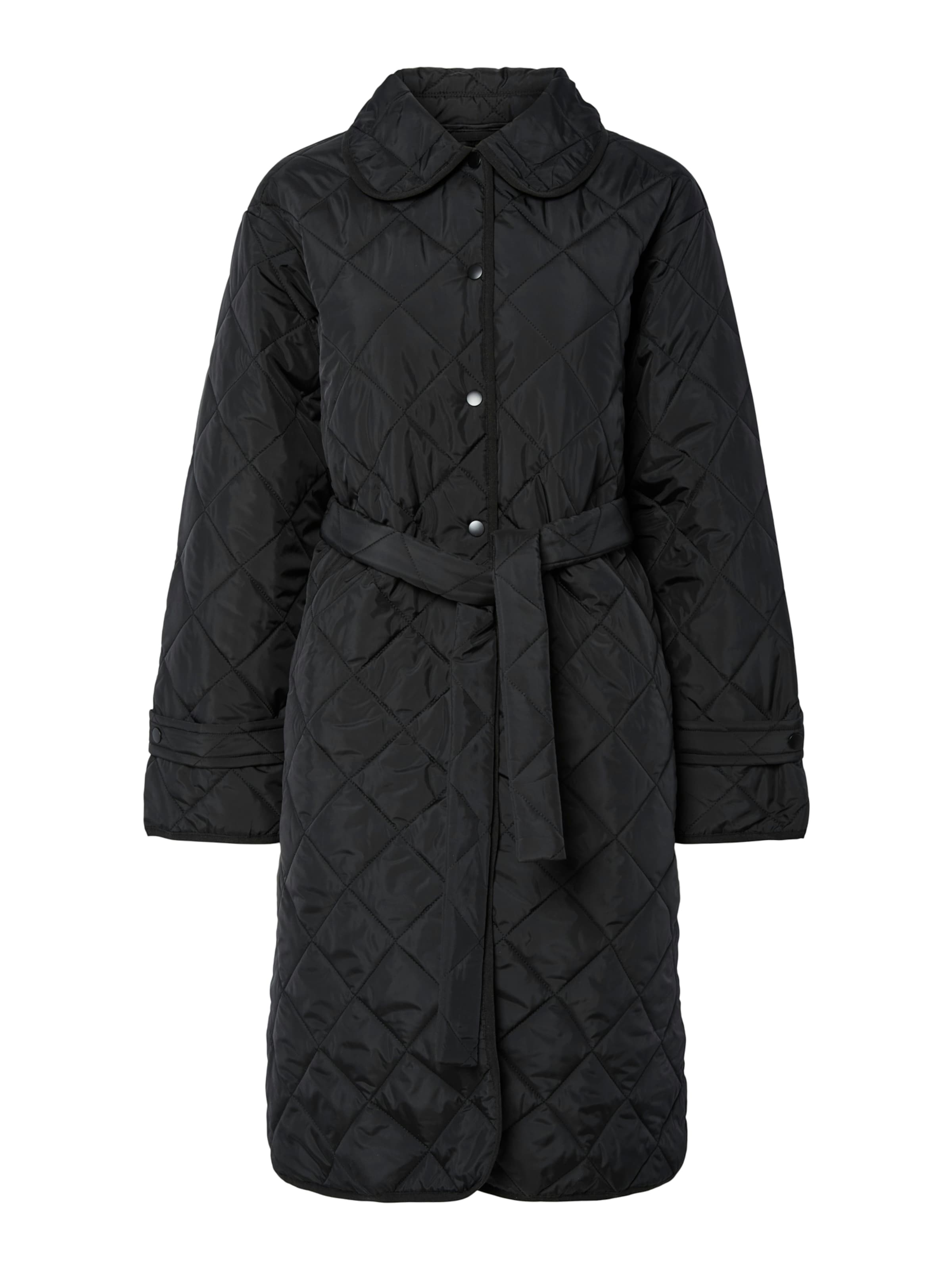 PIECES Prehoden plašč | črna barva: sprednja stran