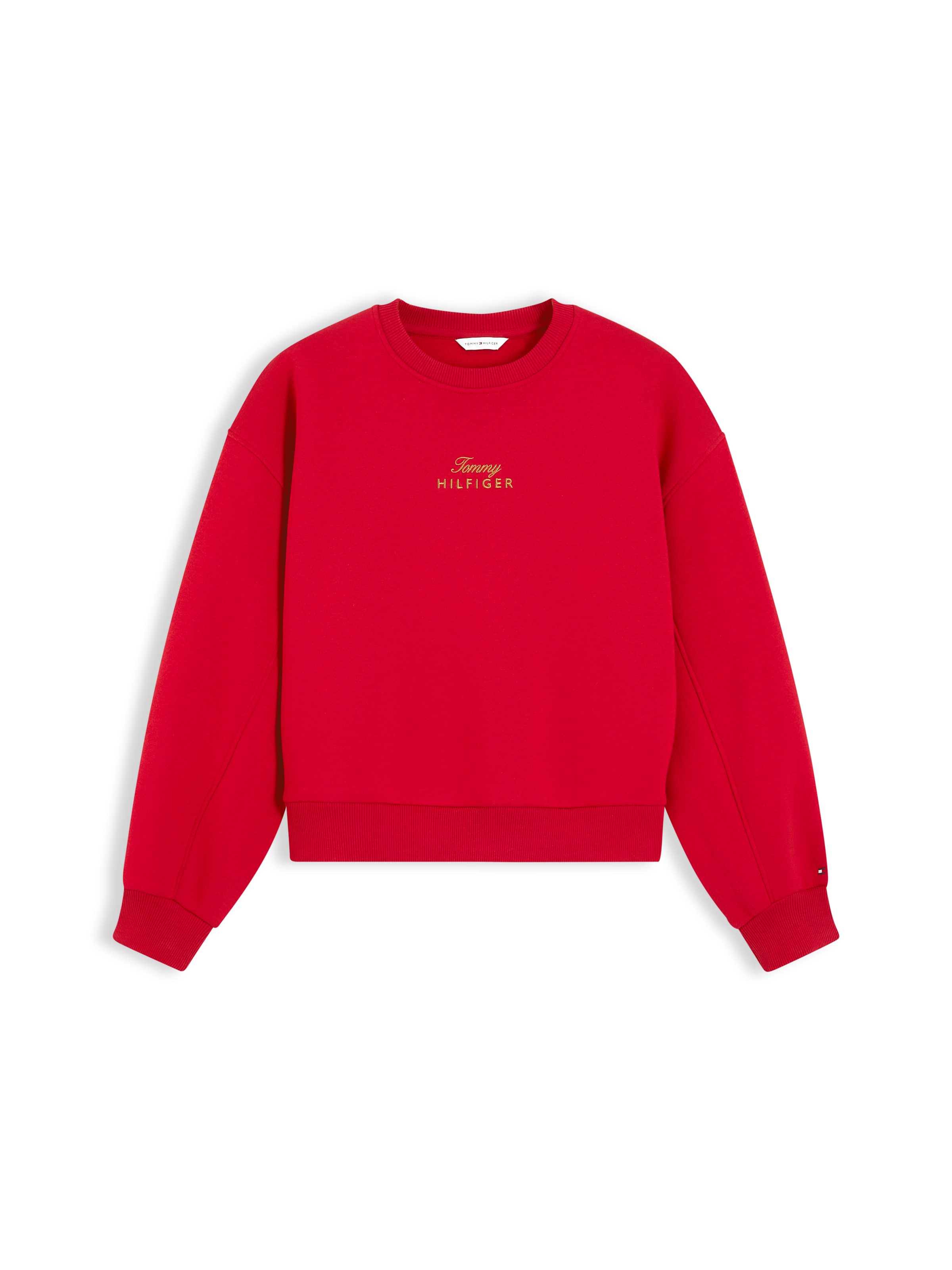 Felpa di TOMMY HILFIGER in rosso: frontale