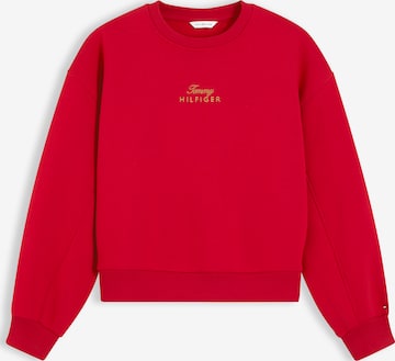 raudona TOMMY HILFIGER Megztinis be užsegimo: priekis