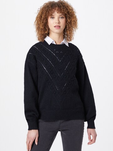 JDY Pullover 'SIGRID' in Schwarz: Vorderseite