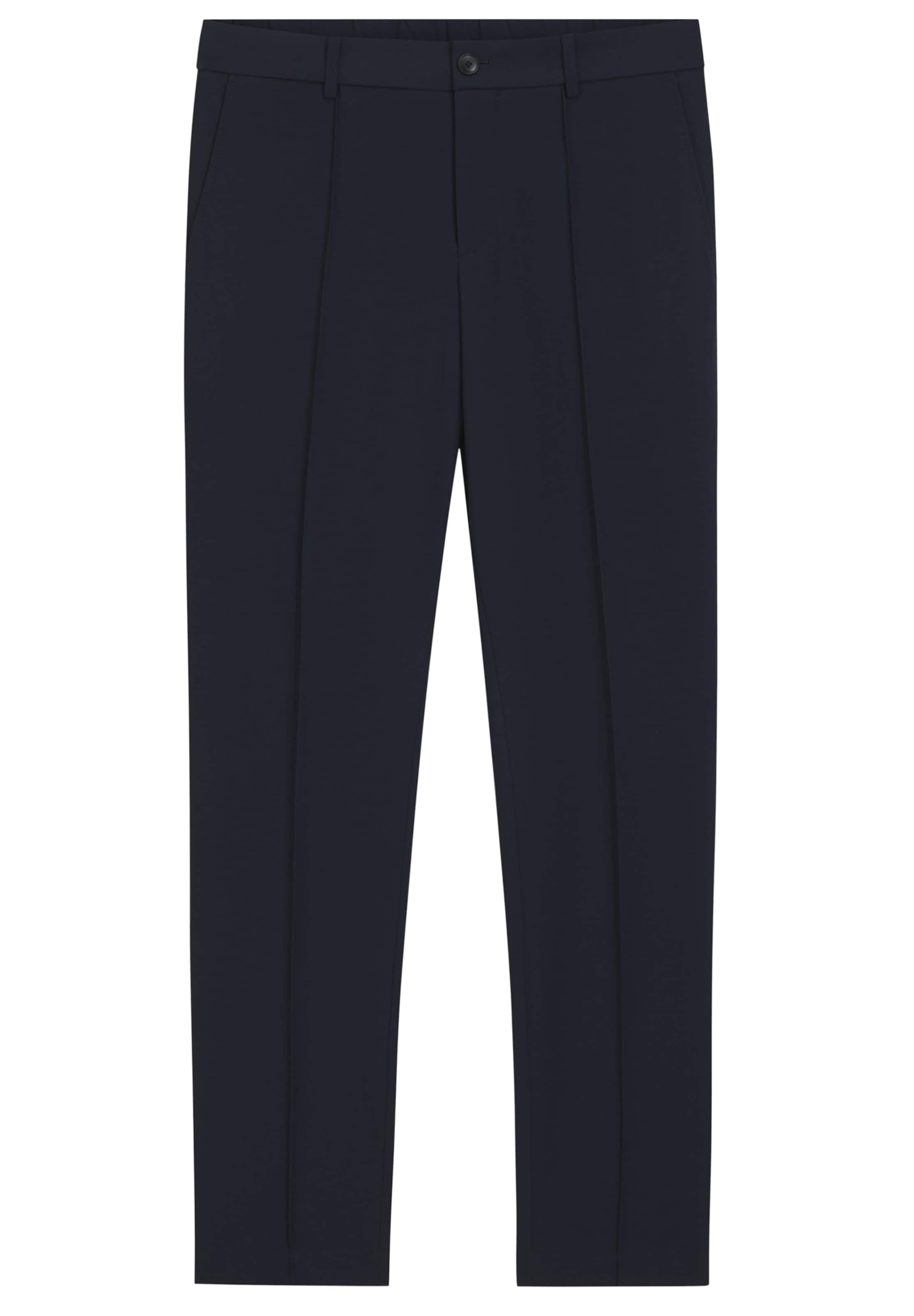 BOSS Slim fit Chino Pants 'Genius ' in Blue: front