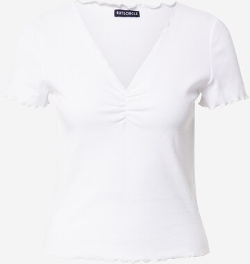 Rut & Circle - Camisa 'LINN' em branco: frente