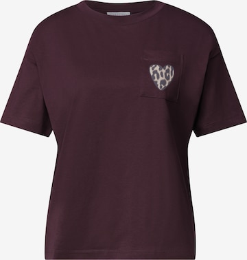 Street One Studio Shirt in Purple: front