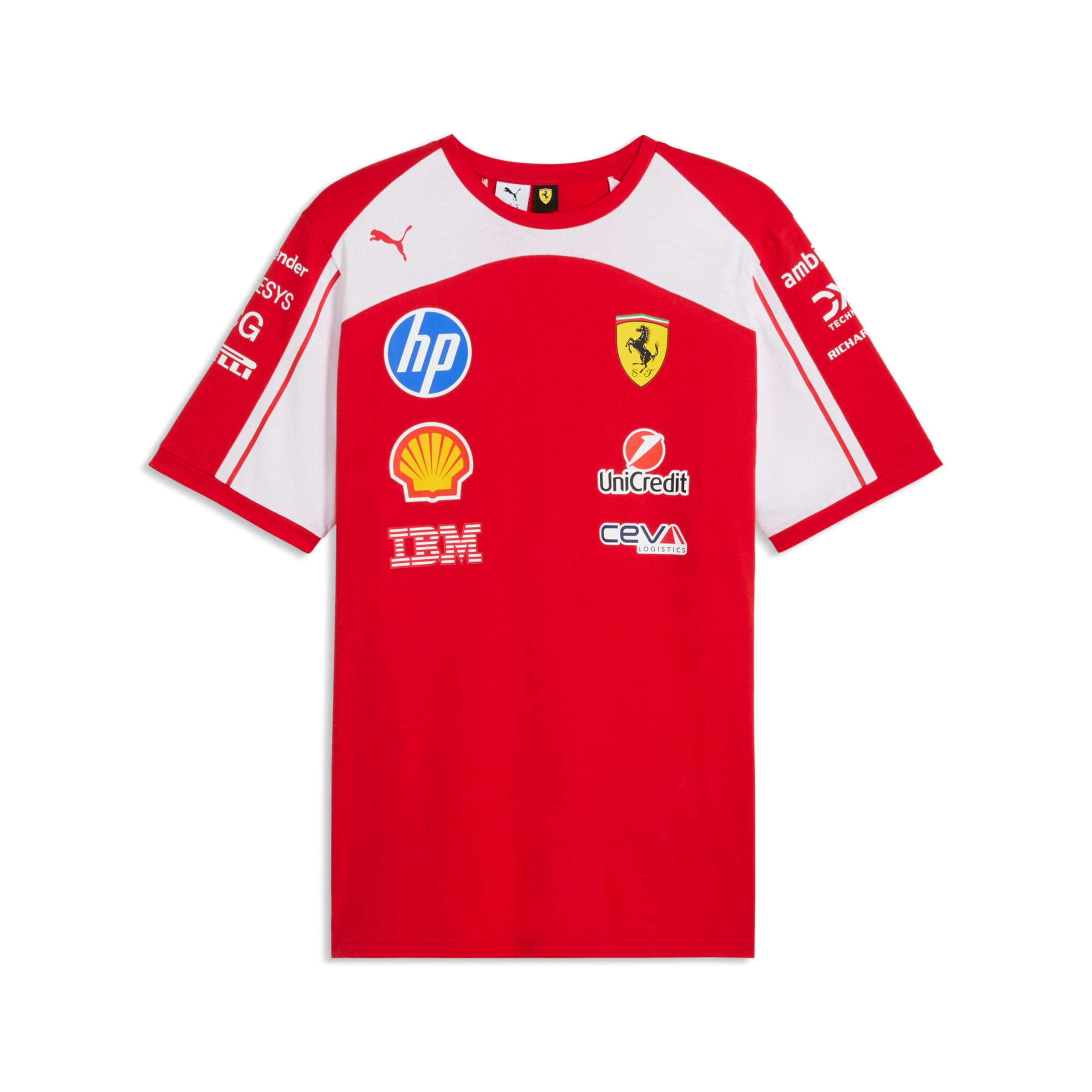 PUMA Functioneel shirt 'Scuderia Ferrari HP Replica' in de kleur Rood, Productweergave