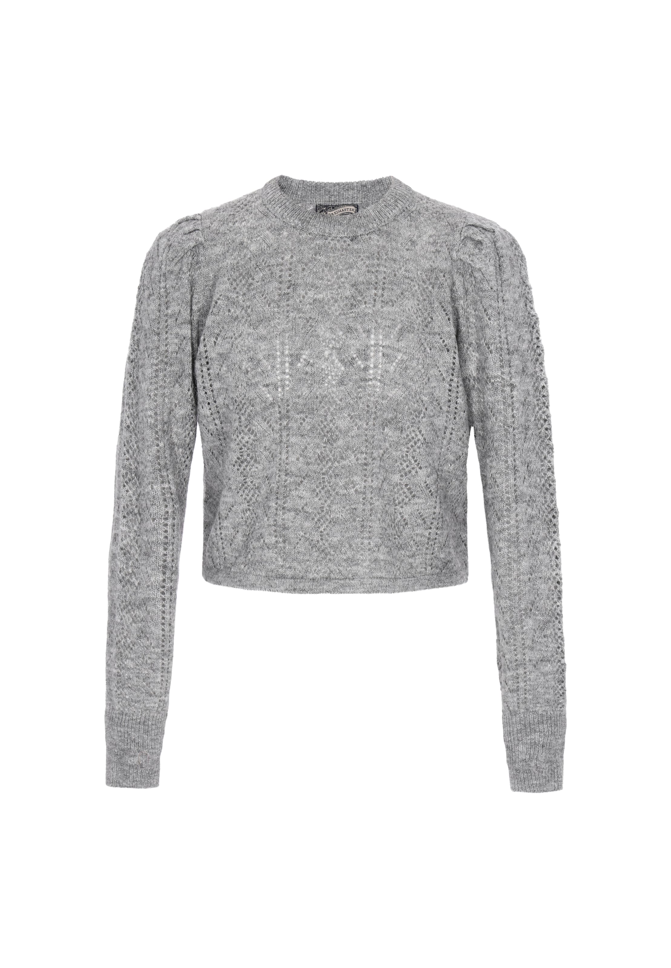 DreiMaster Vintage Pullover 'Vintage' in Grau: Vorderseite