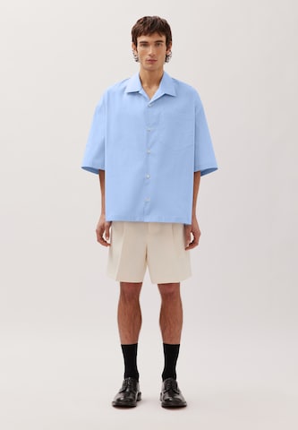 Studio Seidensticker Comfort fit Button Up Shirt in Blue