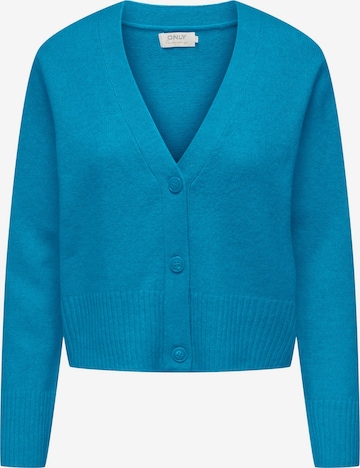 ONLY Knit Cardigan 'HAZEL' in Blue: front