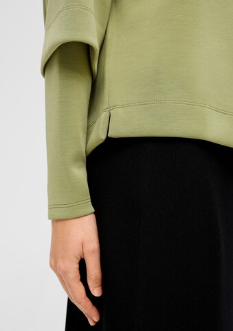 Sweat-shirt s.Oliver BLACK LABEL en vert