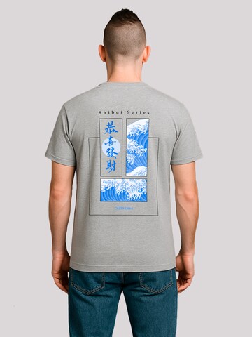 F4NT4STIC Shirt 'Shibui Series Japan Streetstyle' in Grey: front