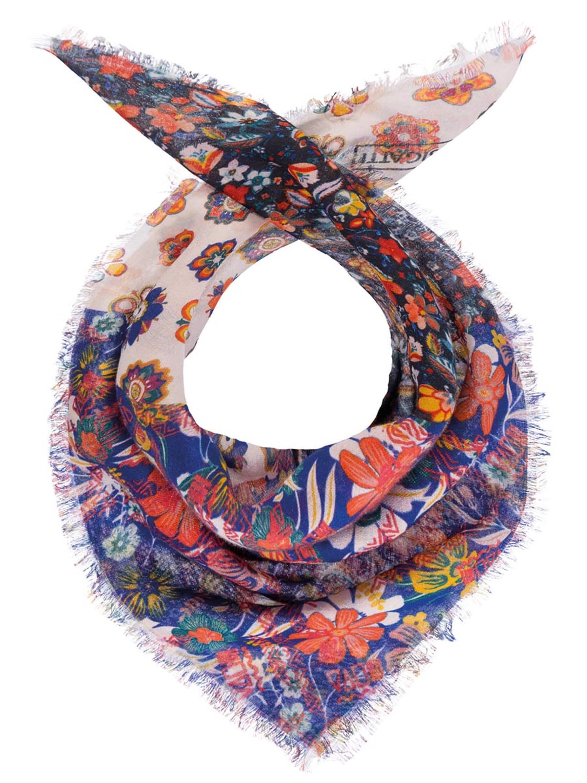 Passigatti Tuch 'Bandana Tuch Multiprint'‌‌‌‌‌‌‌ in Lila: Vorderseite