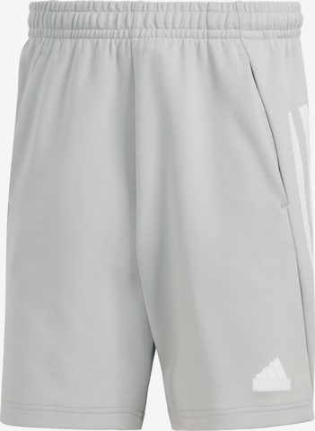 ADIDAS SPORTSWEAR Regular Workout Pants 'Future Icons' in Grey: front