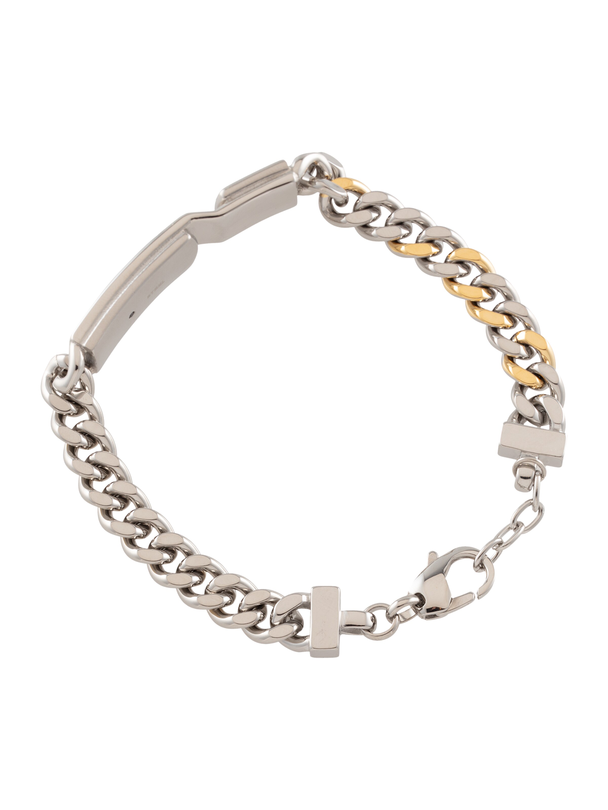 Brățară de la DIESEL pe argintiu