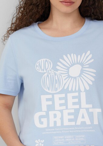QS T-Shirt in Blau
