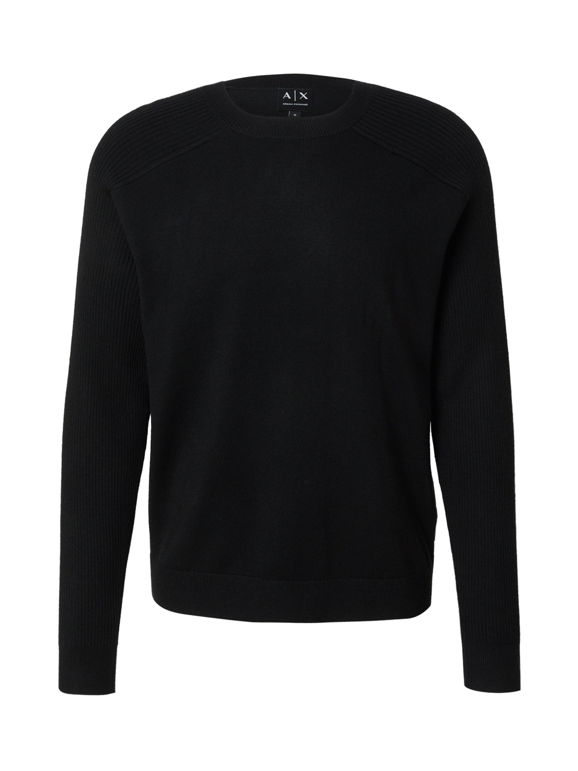 ARMANI EXCHANGE Pulóver - fekete: elől