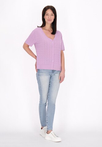 usha BLUE LABEL Knit cardigan in Purple