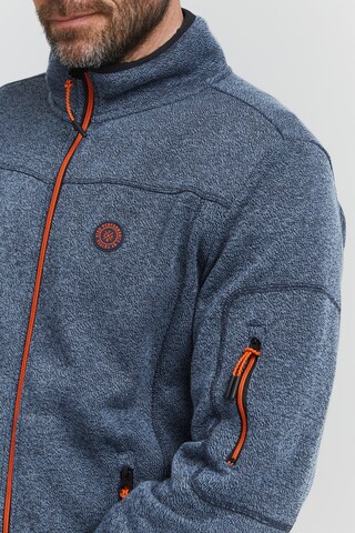 FQ1924 Fleece jas 'Pentrus' in Blauw