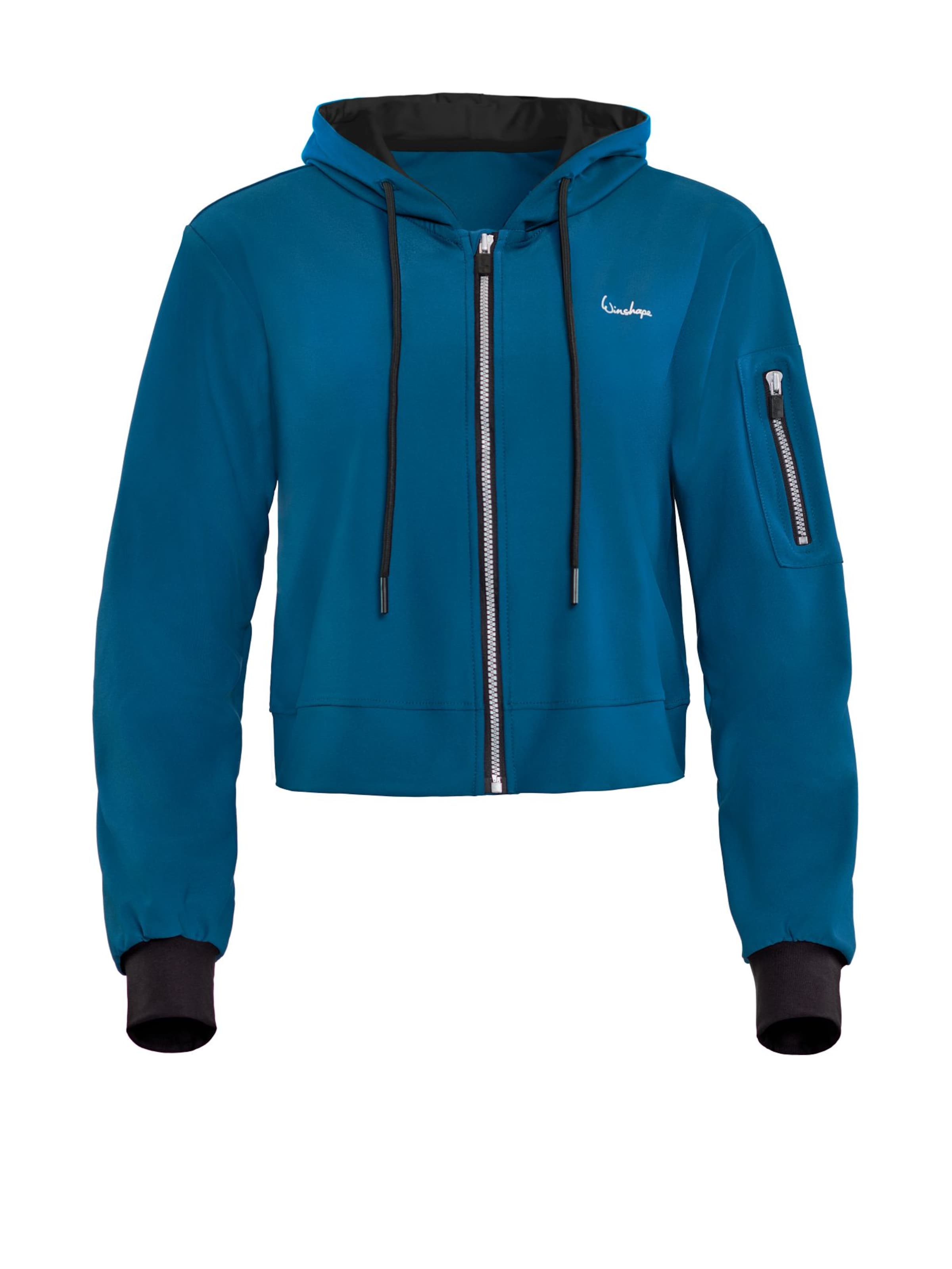 Winshape - Sudadera con cremallera 'J009C' en azul: frente