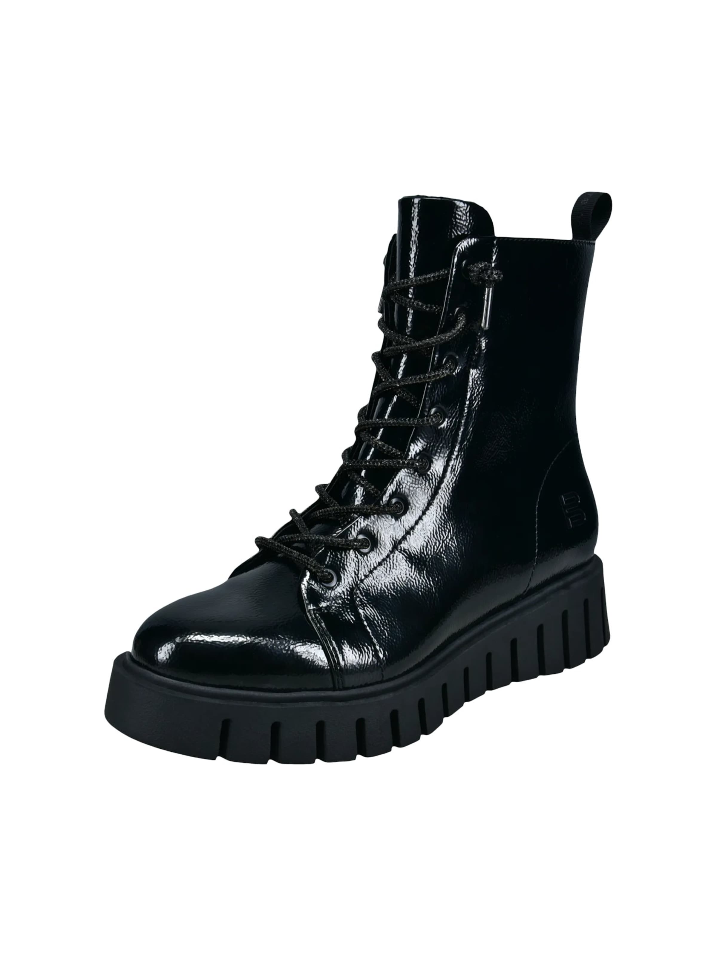 Bottines à lacets TT. BAGATT en noir : devant