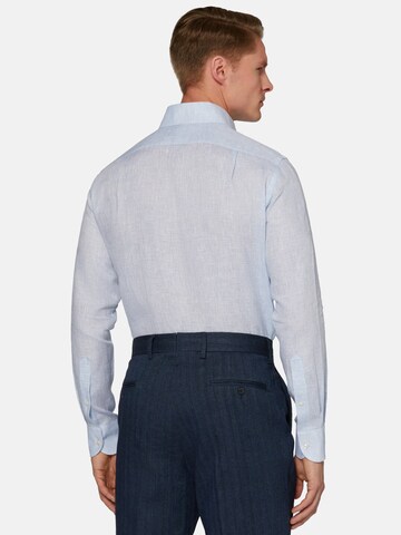 Boggi Milano Regular fit Πουκάμισο για το γραφείο σε μπλε