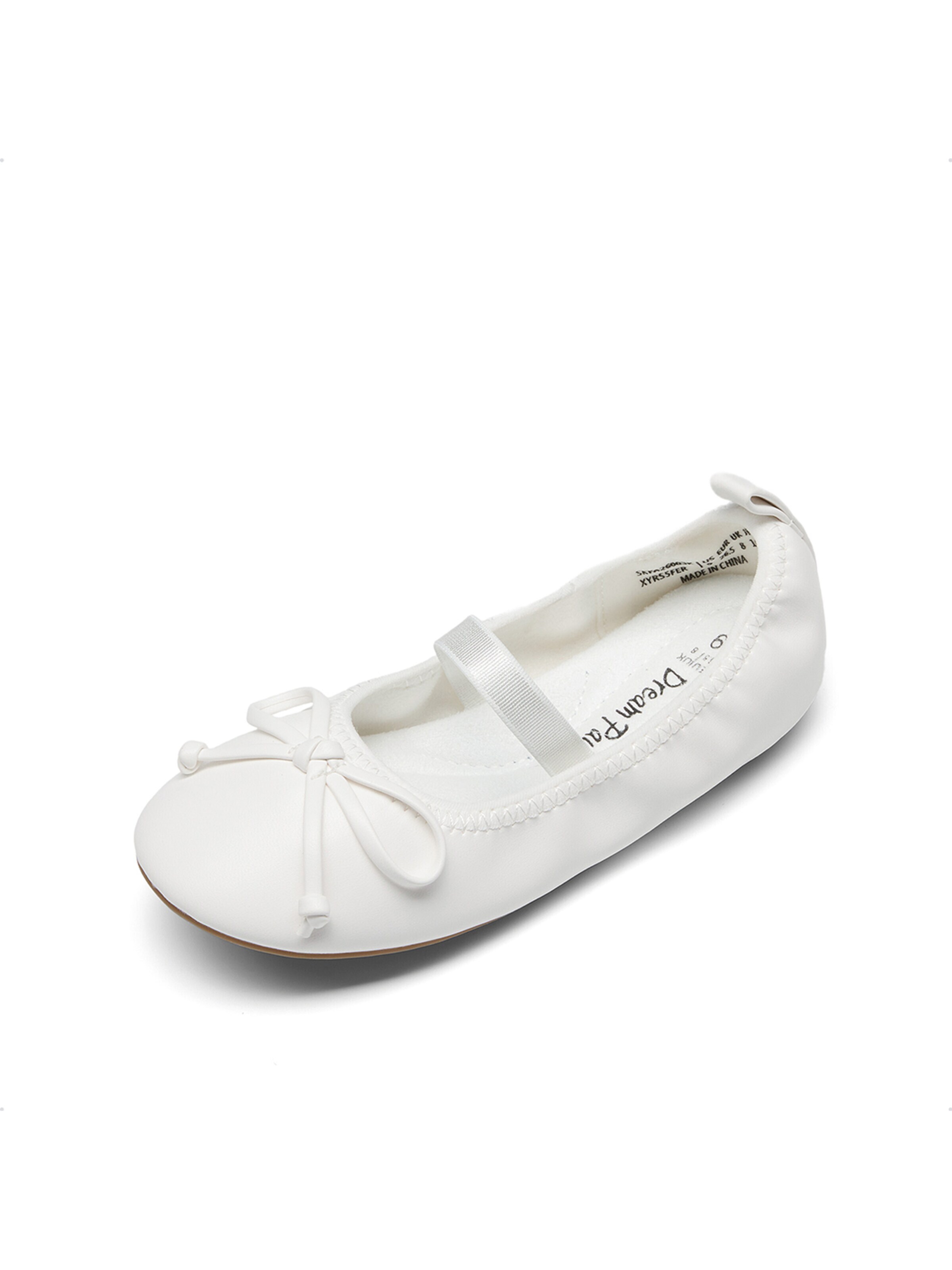 Ballerines Dream Pairs en blanc : devant