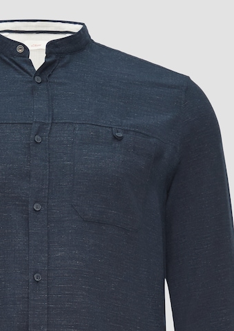 Coupe regular Chemise s.Oliver en bleu