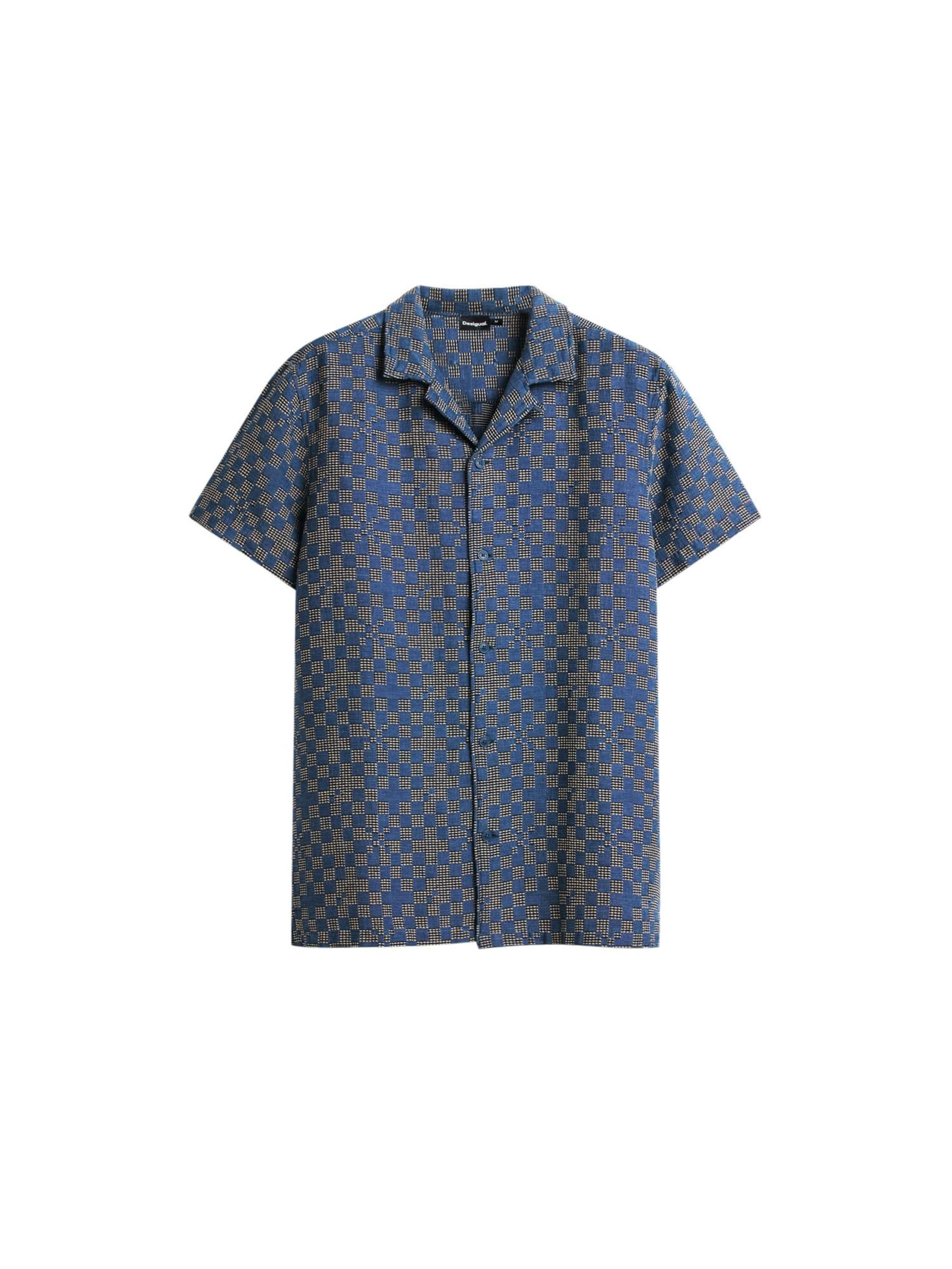 Desigual Comfort Fit Риза в синьо: отпред