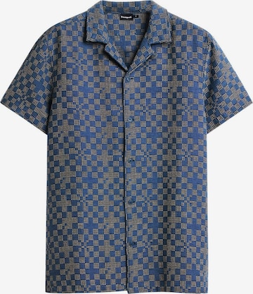 mėlyna Desigual Patogus modelis Marškiniai: priekis