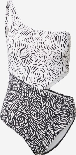Costum de baie întreg Cotton On Body pe negru / alb, Vizualizare produs