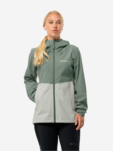 Veste outdoor 'Weiltal' JACK WOLFSKIN en vert : devant