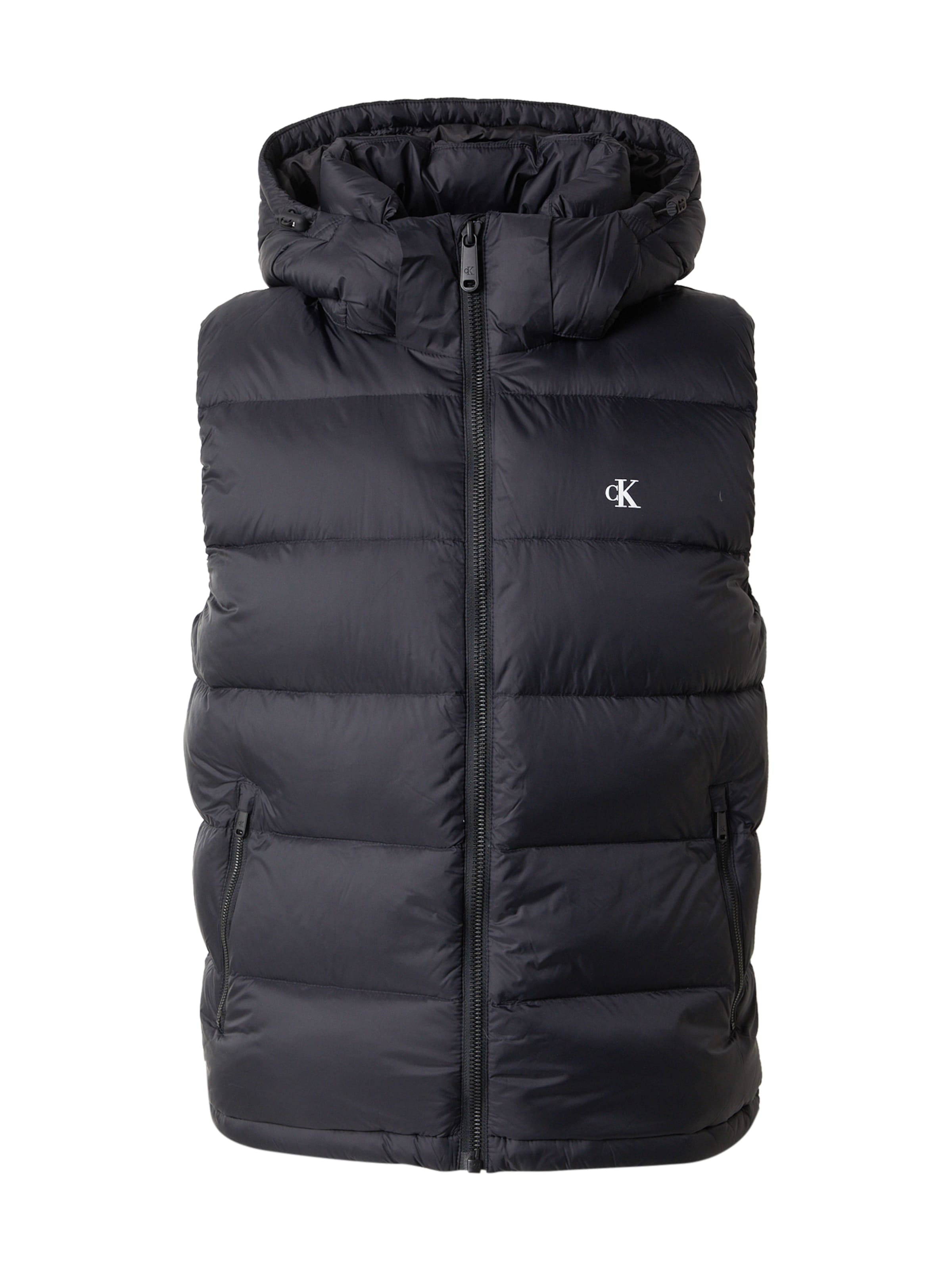 Calvin Klein Jeans Γιλέκο σε μαύρο: μπροστά