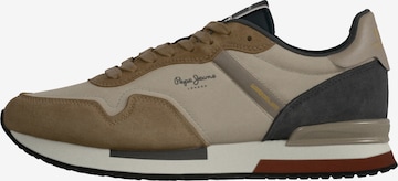 Baskets basses 'HAILON' Pepe Jeans en beige : devant