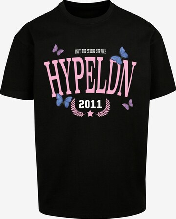 hype Shirt in Black: front