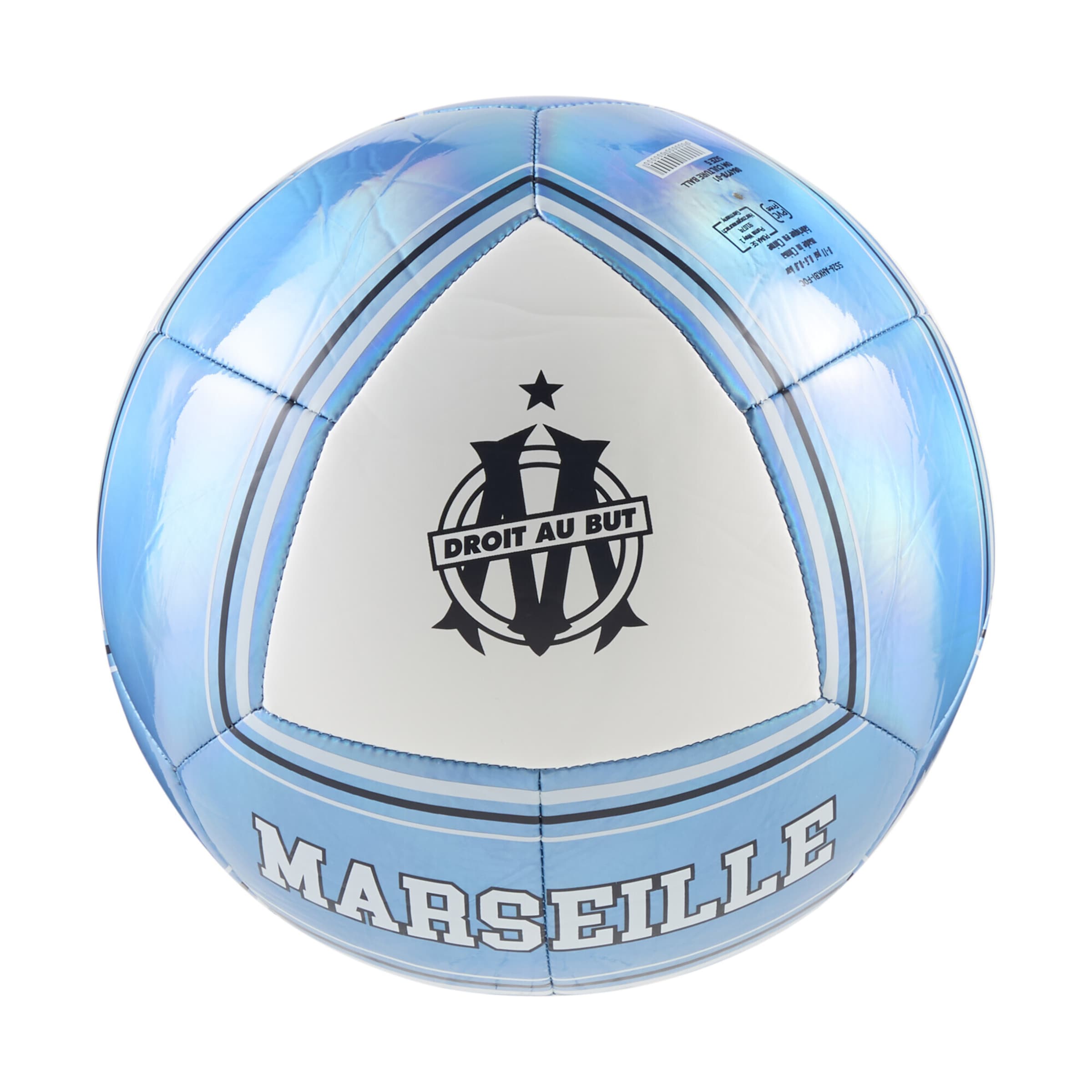 PUMA Ball 'Olympique de Marseille' in Light blue / Black / White, Item view