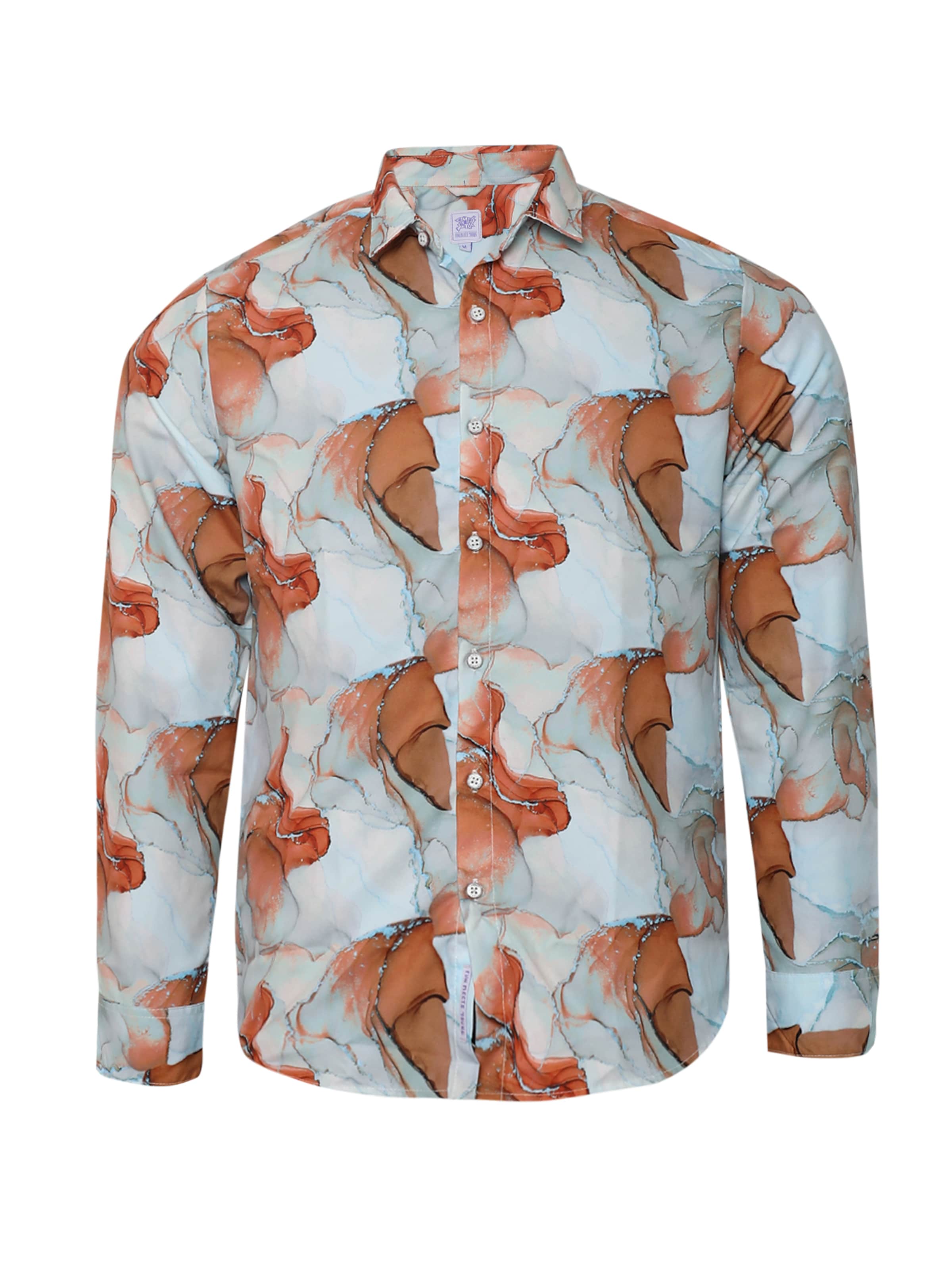 Campus Sutra Rovný strih Košeľa 'Zayne' - Zmiešané farby: predná strana