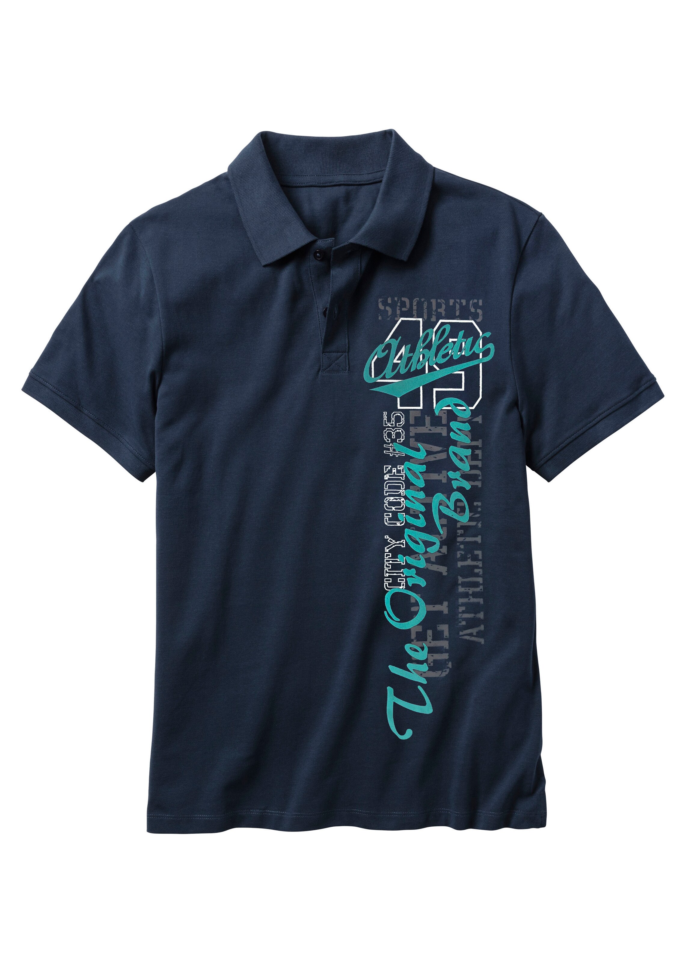JOHN DEVIN Shirt in Blue: front