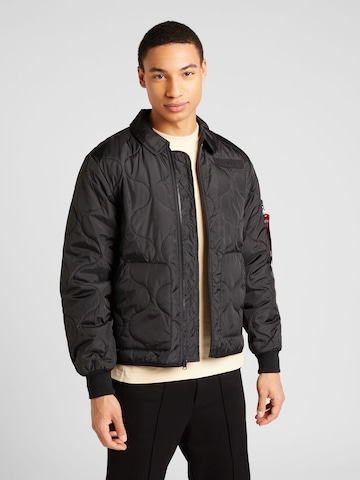 ALPHA INDUSTRIES Jacke in Schwarz: predná strana