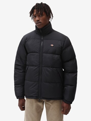 DICKIES Winter Jacket 'WALDENBURG' in Black: front