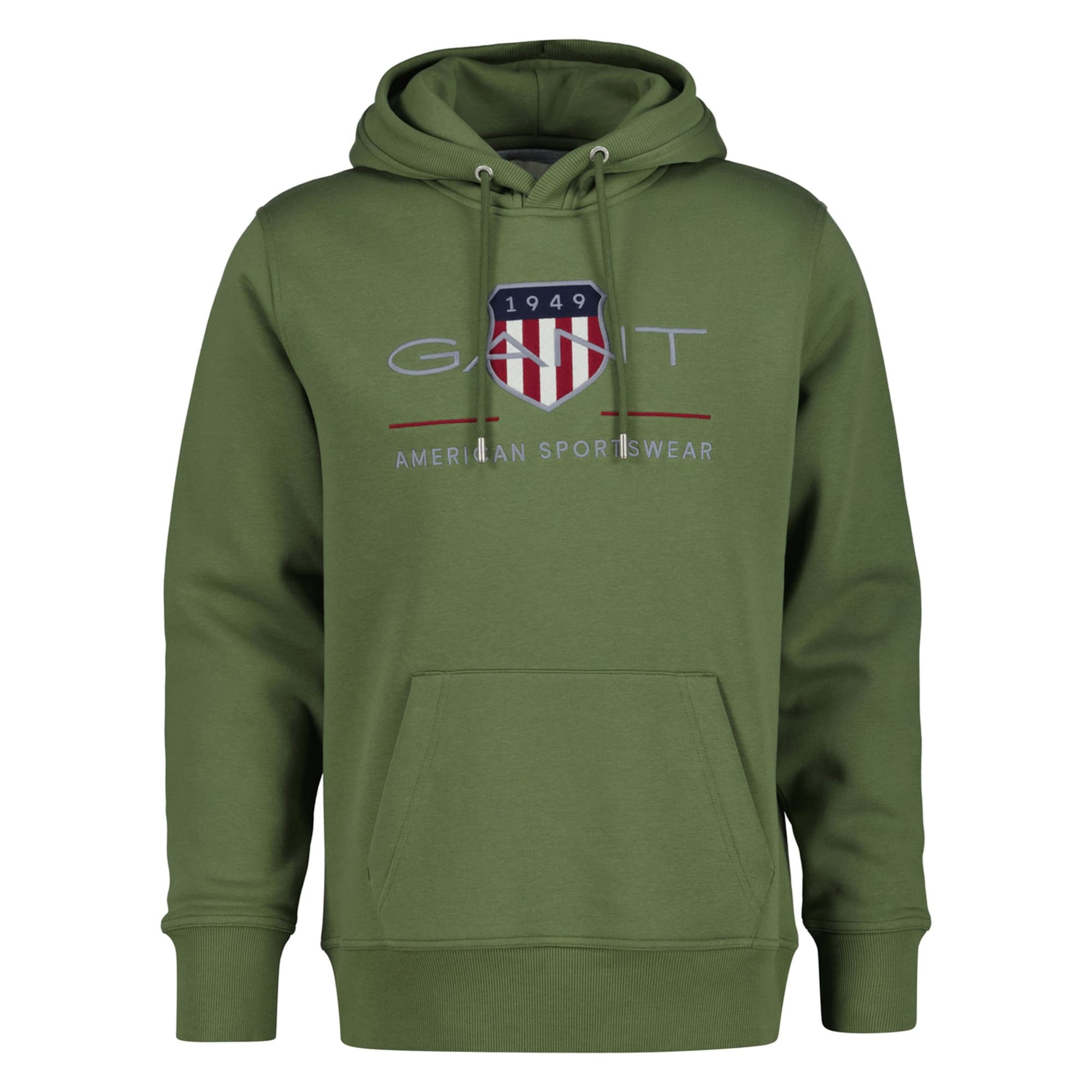 Sweat-shirt GANT en vert : devant