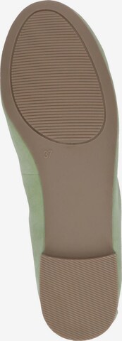 CAPRICE Ballet Flats in Green