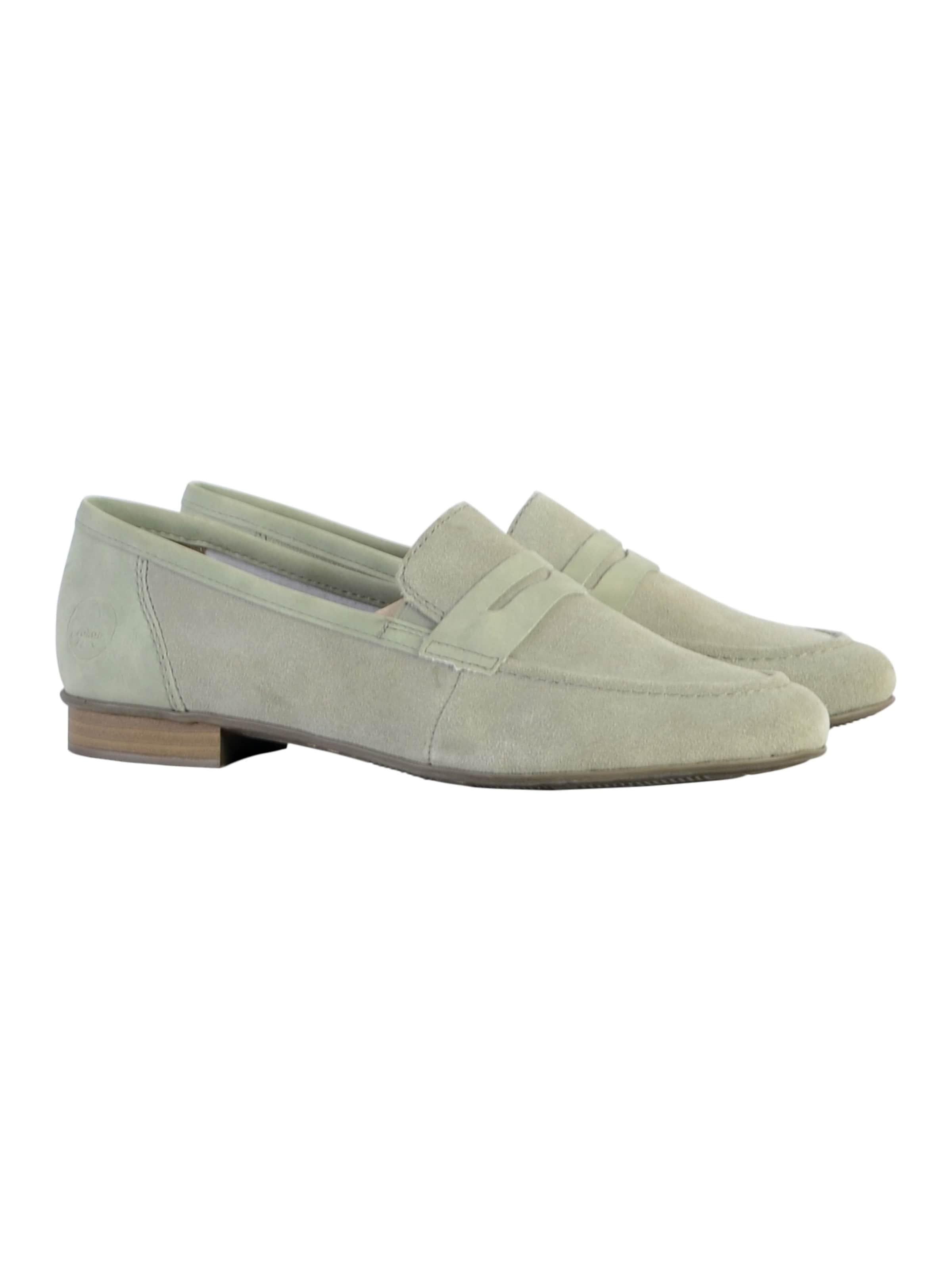 Rieker Classic Flats in Green