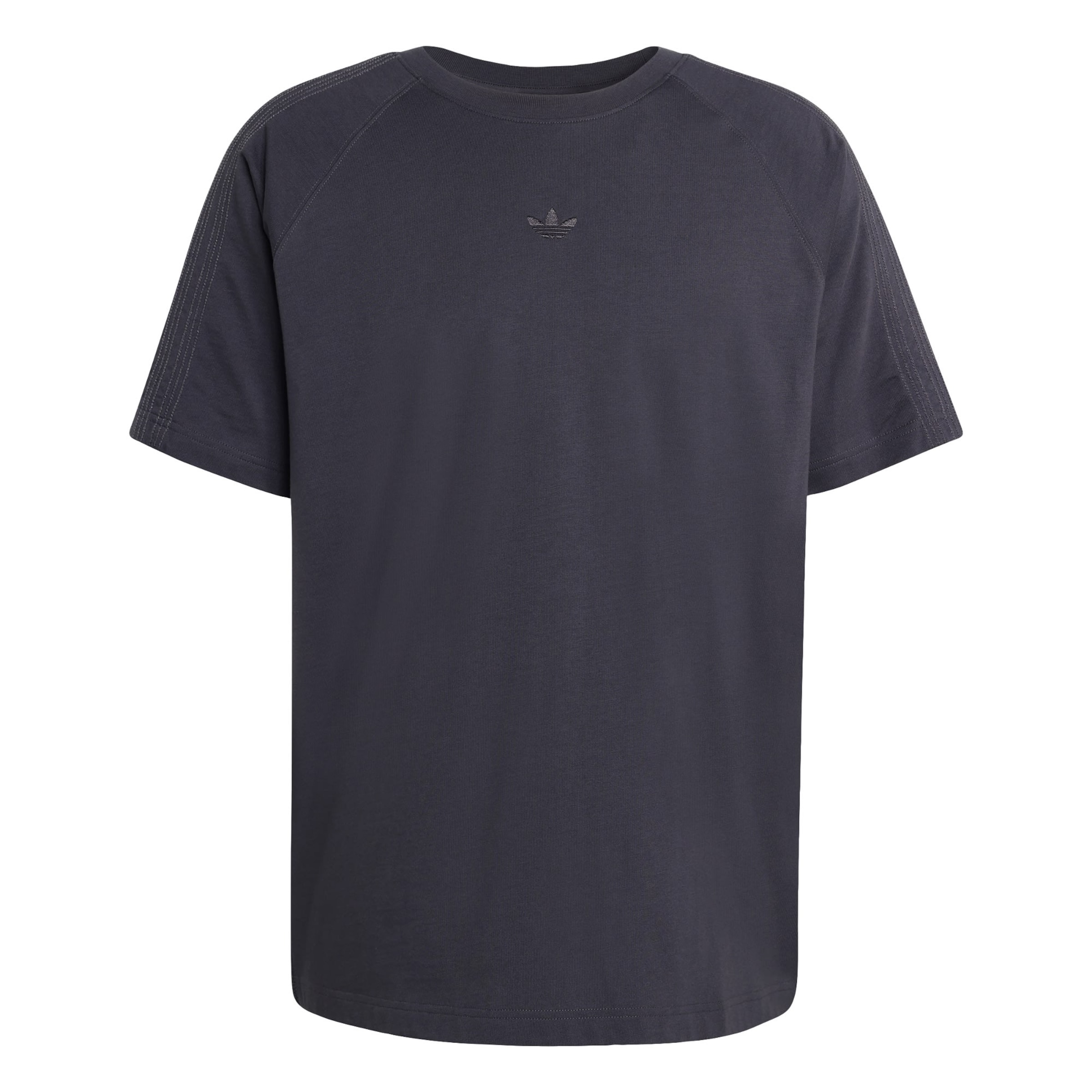 pilka ADIDAS ORIGINALS Marškinėliai 'Premium Essentials': priekis