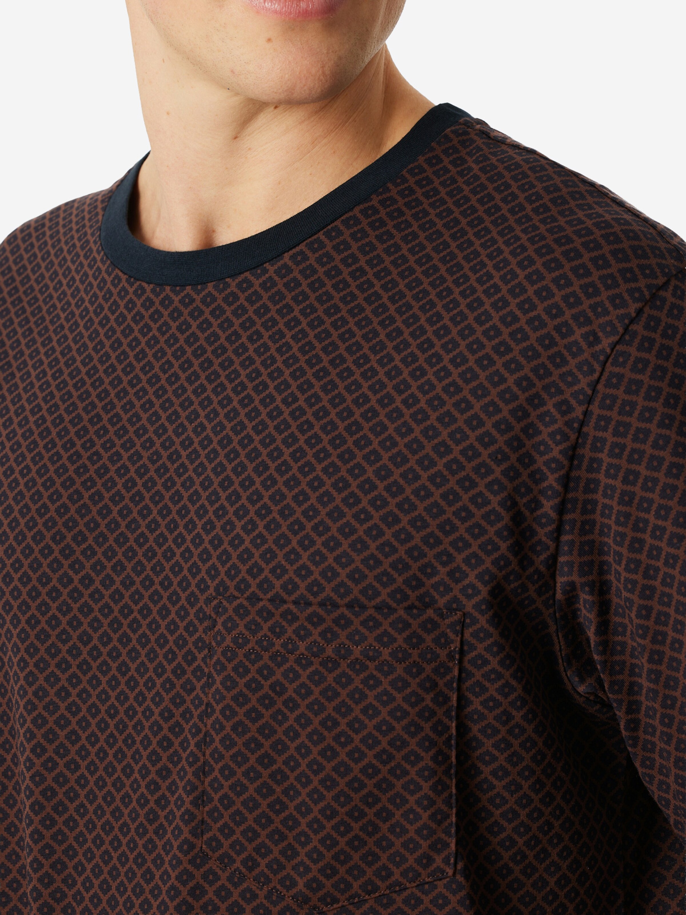 SCHIESSER Pyjama ' Comfort Essentials ' in Blau