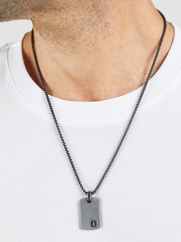 s.Oliver Necklace in Grey: front