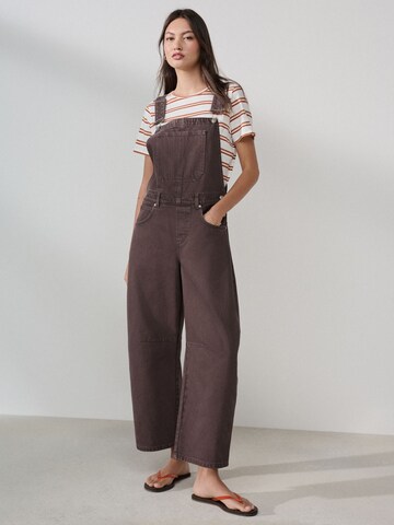Barrel Salopette en jean Next en marron : devant