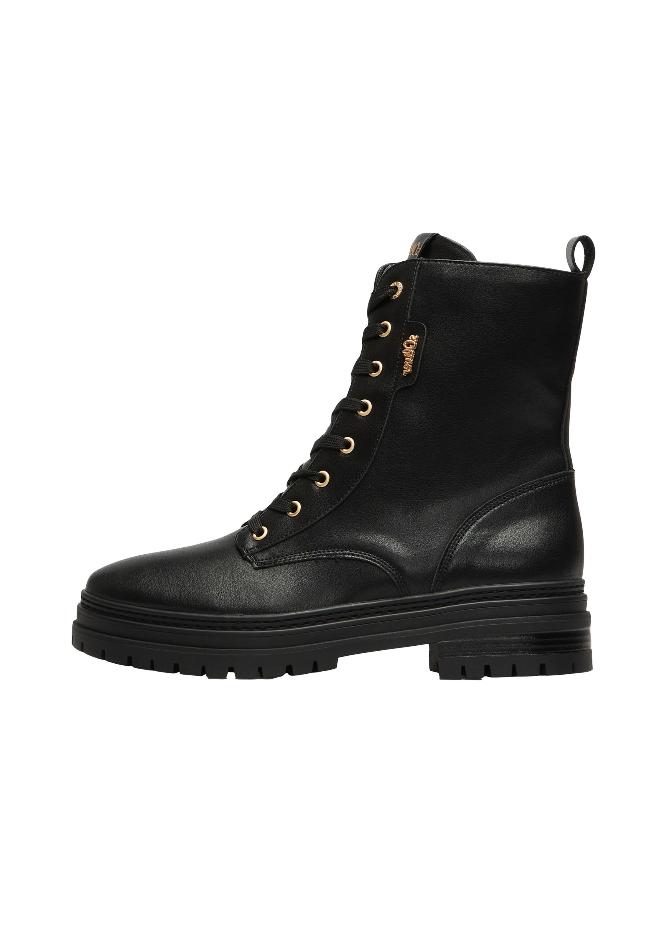 Bottes s.Oliver en noir : devant