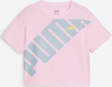 PUMA Shirt 'POWER' in Pink: front